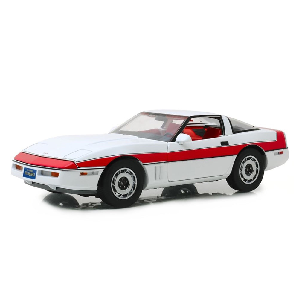 Greenlight 1:18 Scale A Team 1984 Chevrolet Corvette C4 White Diecast Car