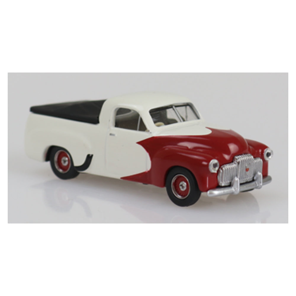 DDA 1:64 Scale 1948 FX Holden Utility Cream Burgundy Model Vehicle
