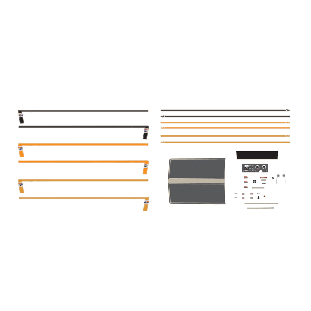 DDA 1:24 Scale Ford XW GT & GS Decal Accessory Kit For Model Car