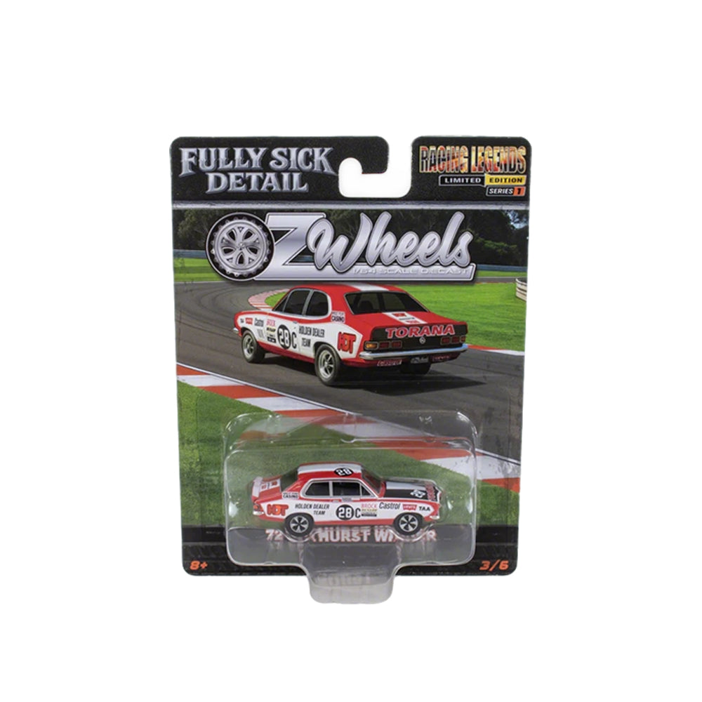 OZ Wheels 1:64 FSD1 Racing Legends Holden 1972 Bathurst Winner #28C Diecast Car