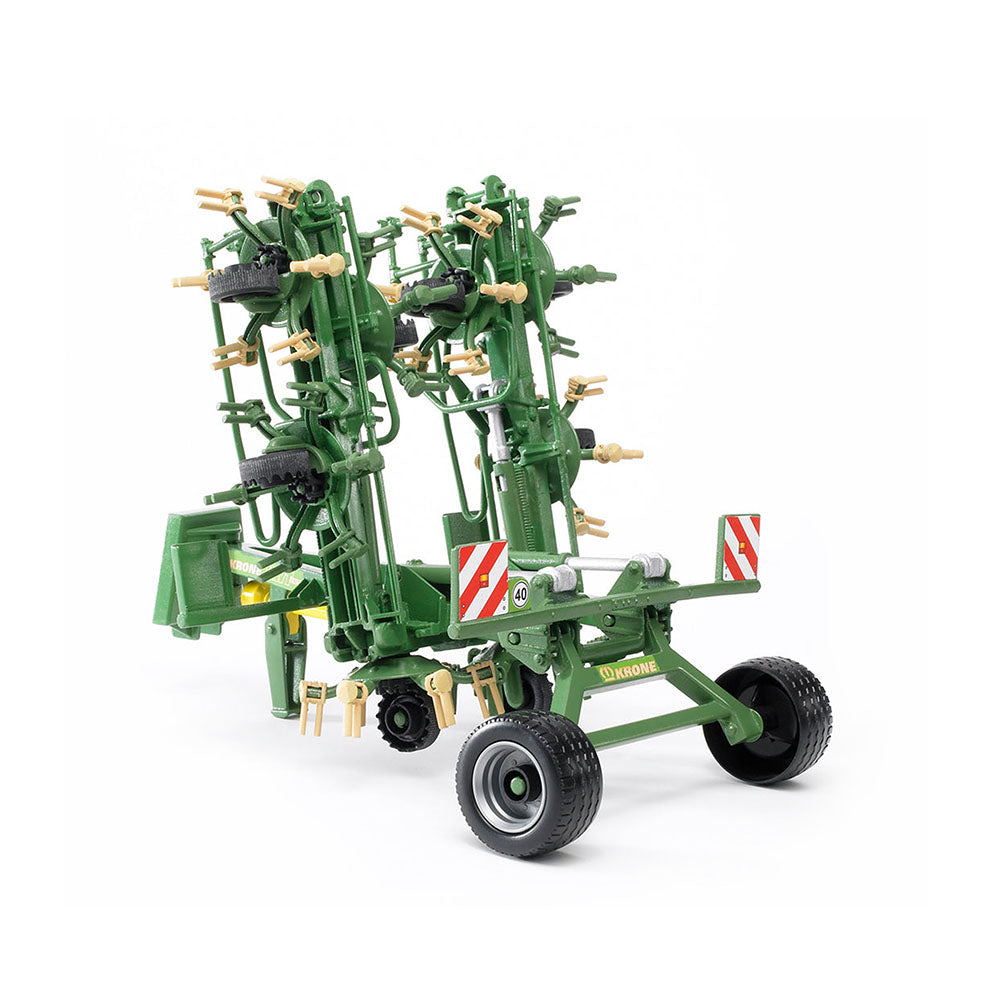 Bruder 1:16 Scale Krone Trailed Rotary Tedder With Running Gear KWT 8.82 Model Toy