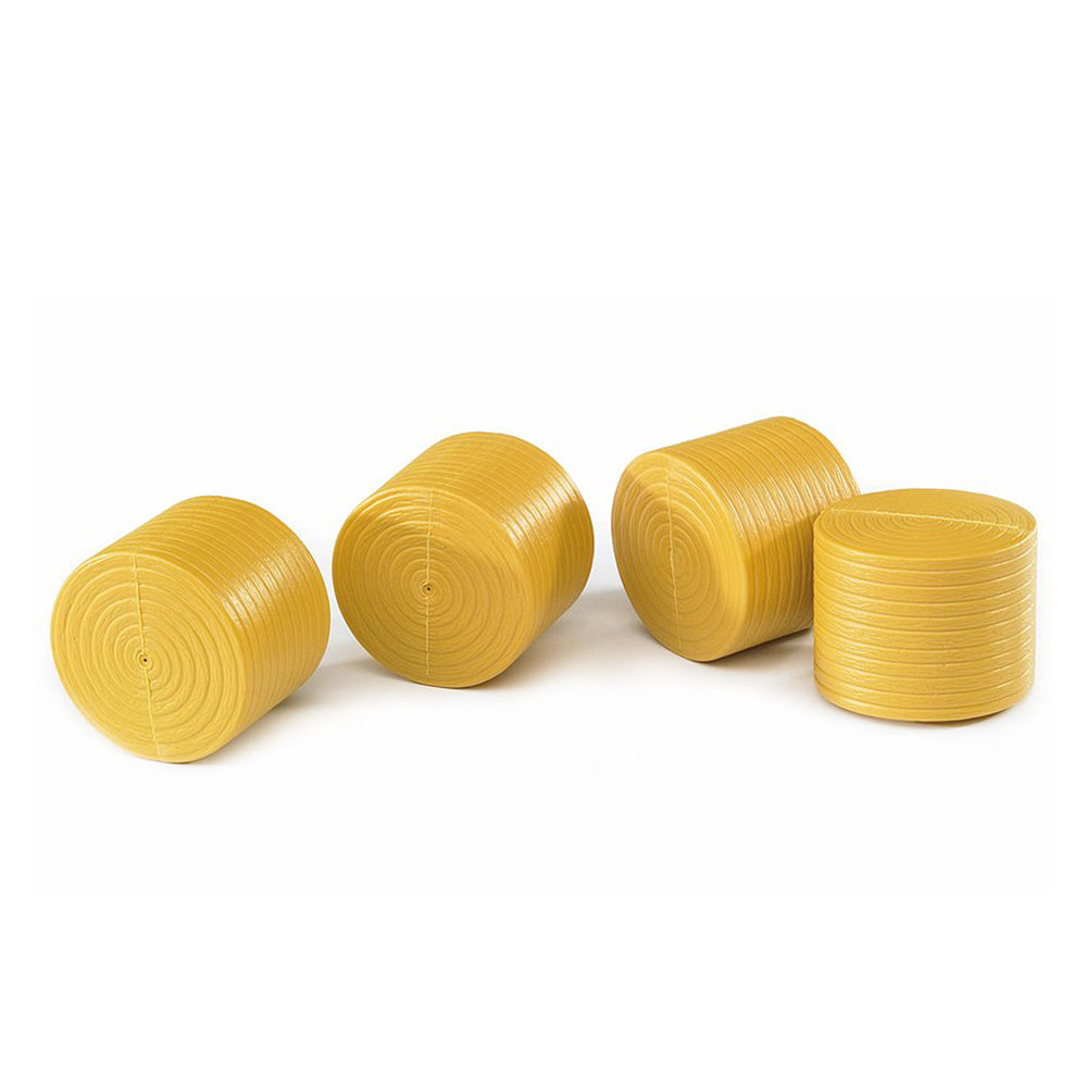 Bruder Agriculture 4 Round Hay Bales Ockery For Claas Rollant 250 Model