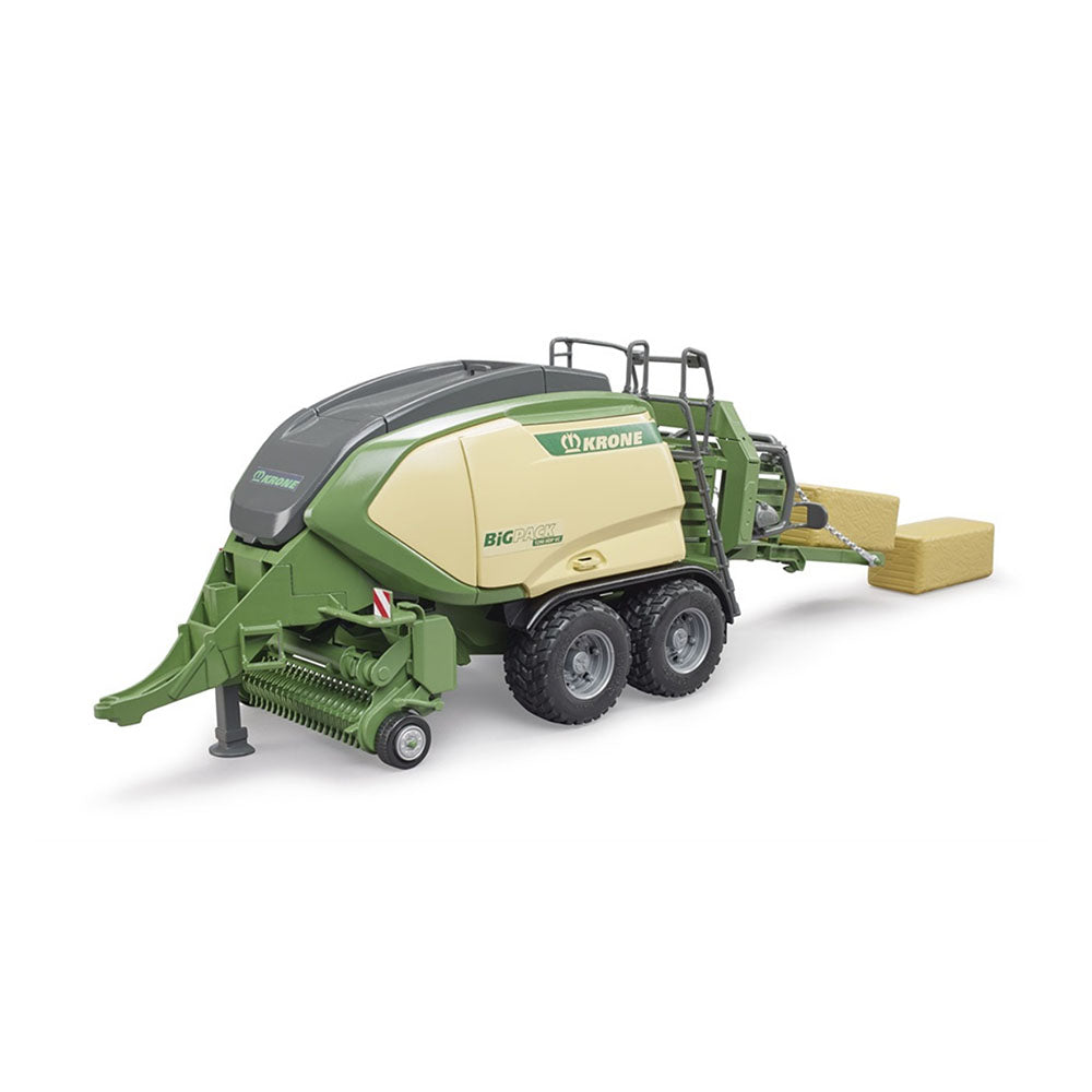 Bruder 1:16 Scale Krone Big Pack 1290 HDP VC Baler With 2 Block Bales Kids Toy Model