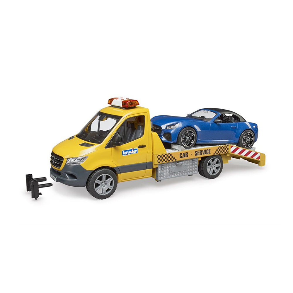 Bruder 1:16 Scale Mercedes G3 Sprinter Transporter With Roadster & Light Sound Model