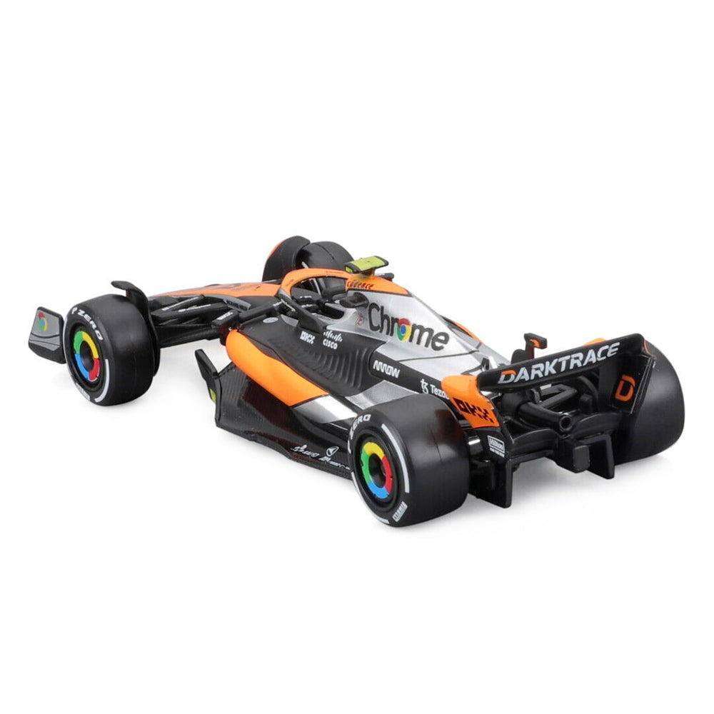 Bburago 1:43 Scale 2023 Formula 1 McLaren MCL60 #4 Norris Diecast Racing Car