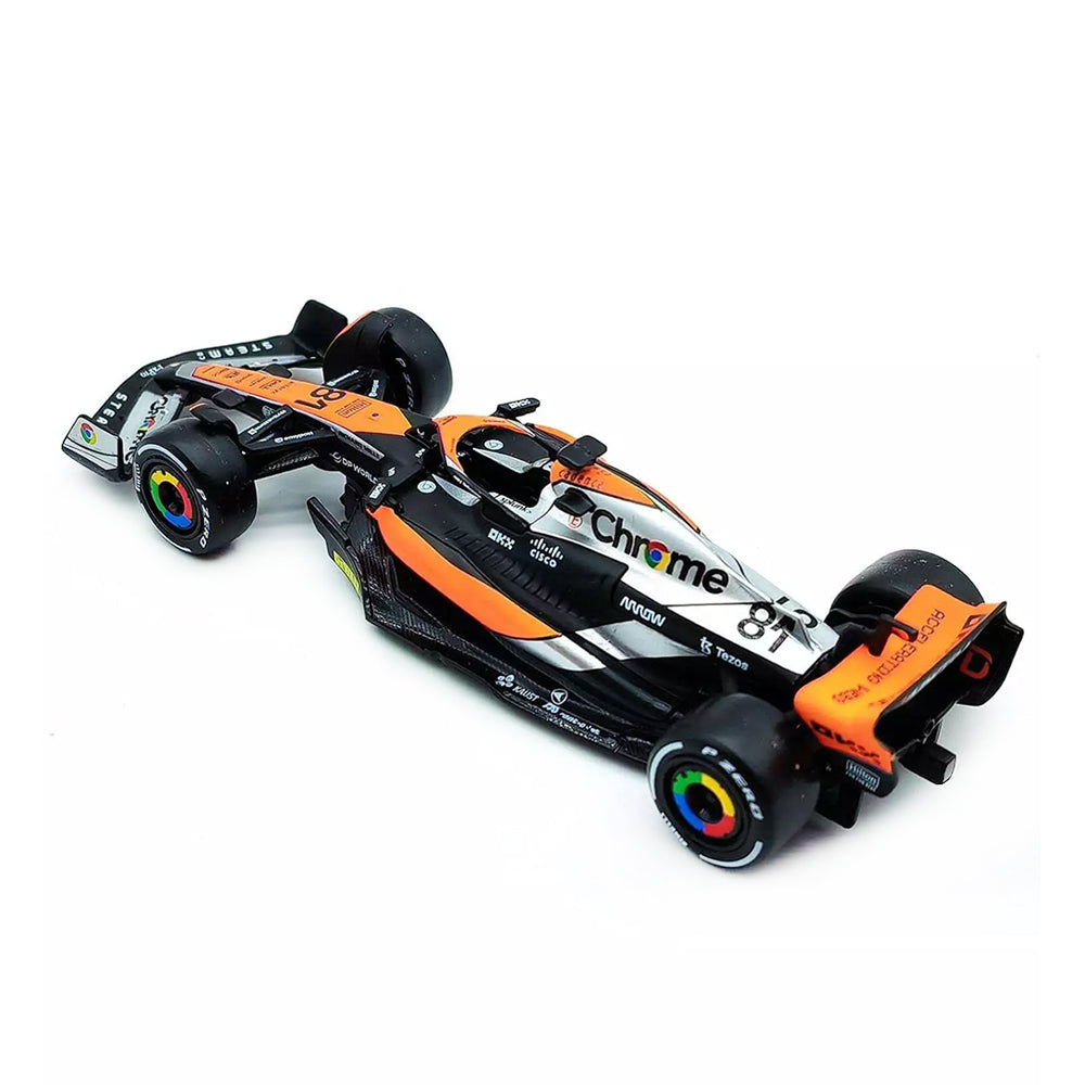 Bburago 1:43 Scale 2023 F-1 McLaren MCL60 #81 Piastri Diecast Vehicle Model