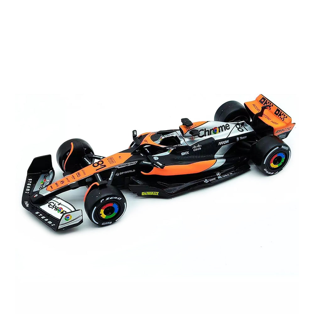 Bburago 1:43 Scale 2023 F-1 McLaren MCL60 #81 Piastri Diecast Vehicle Model