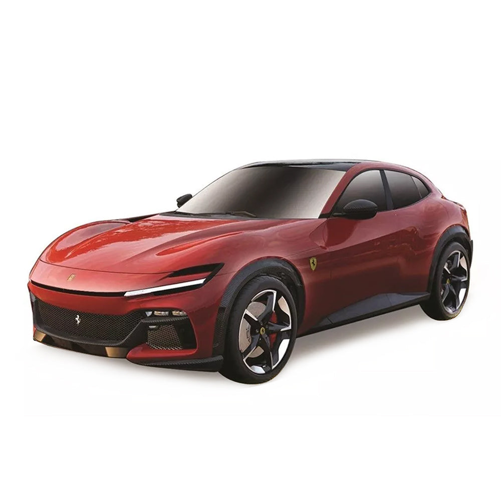 Bburago 1:24 Scale 2022 Ferrari Purosangue 4 Door V12 Red Diecast Vehicle