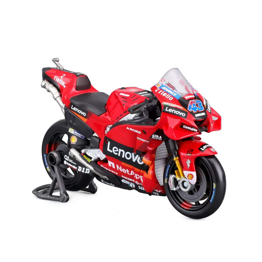 Maisto 1:18 Scale Moto GP 2022 Ducati Lenovo Team #43 Miller Diecast Motorcycle