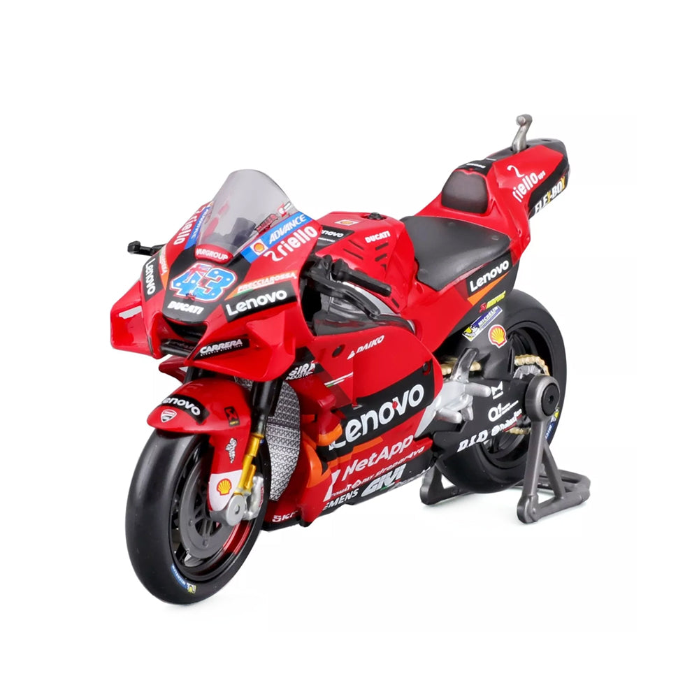 Maisto 1:18 Scale Moto GP 2022 Ducati Lenovo Team #43 Miller Diecast Motorcycle