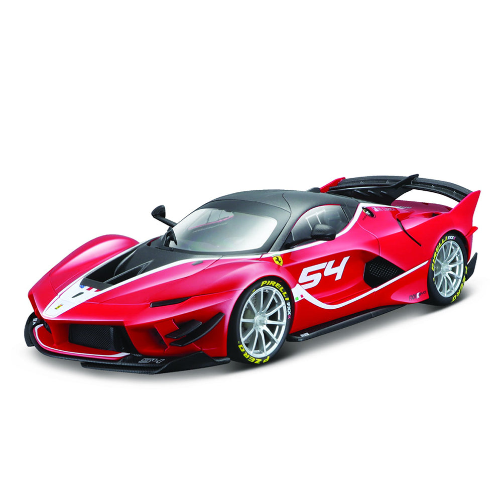 Bburago 1:18 Scale Ferrari Signature FXX K EVO #54 Red Diecast Car Model