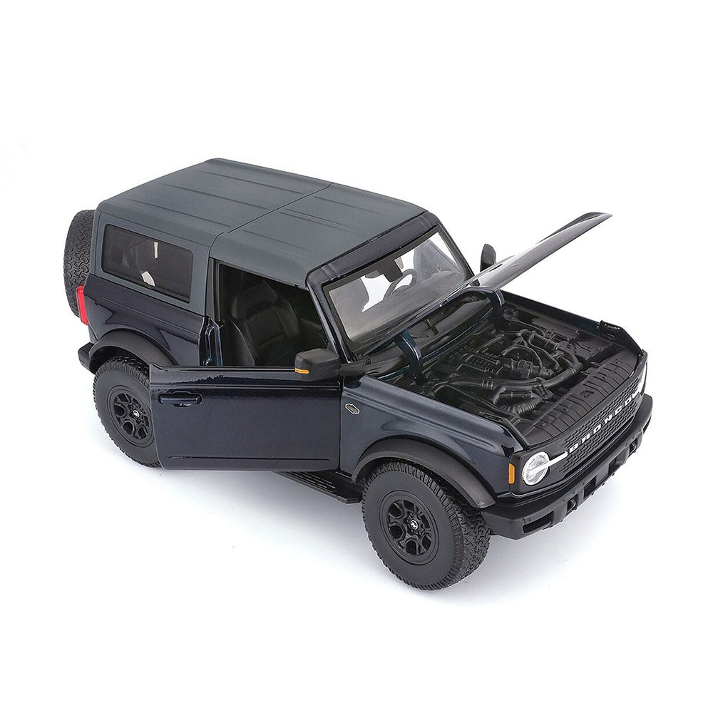 Maisto Licensed 1:18 Scale Ford Bronco Wildtrack 2021 Diecast Model Car Blue