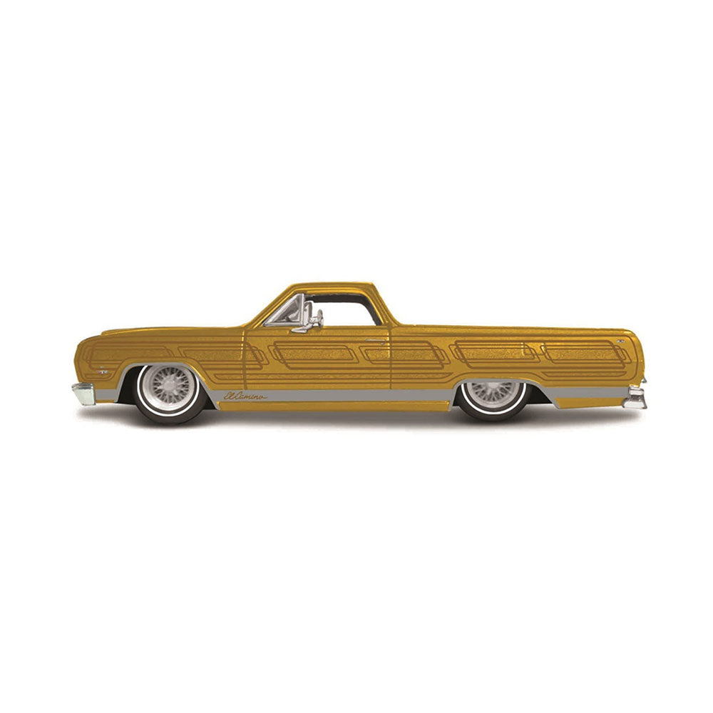 Maisto 1:25 Scale Design Lowriders 1965 Chevrolet El-Camino Gold Diecast Model