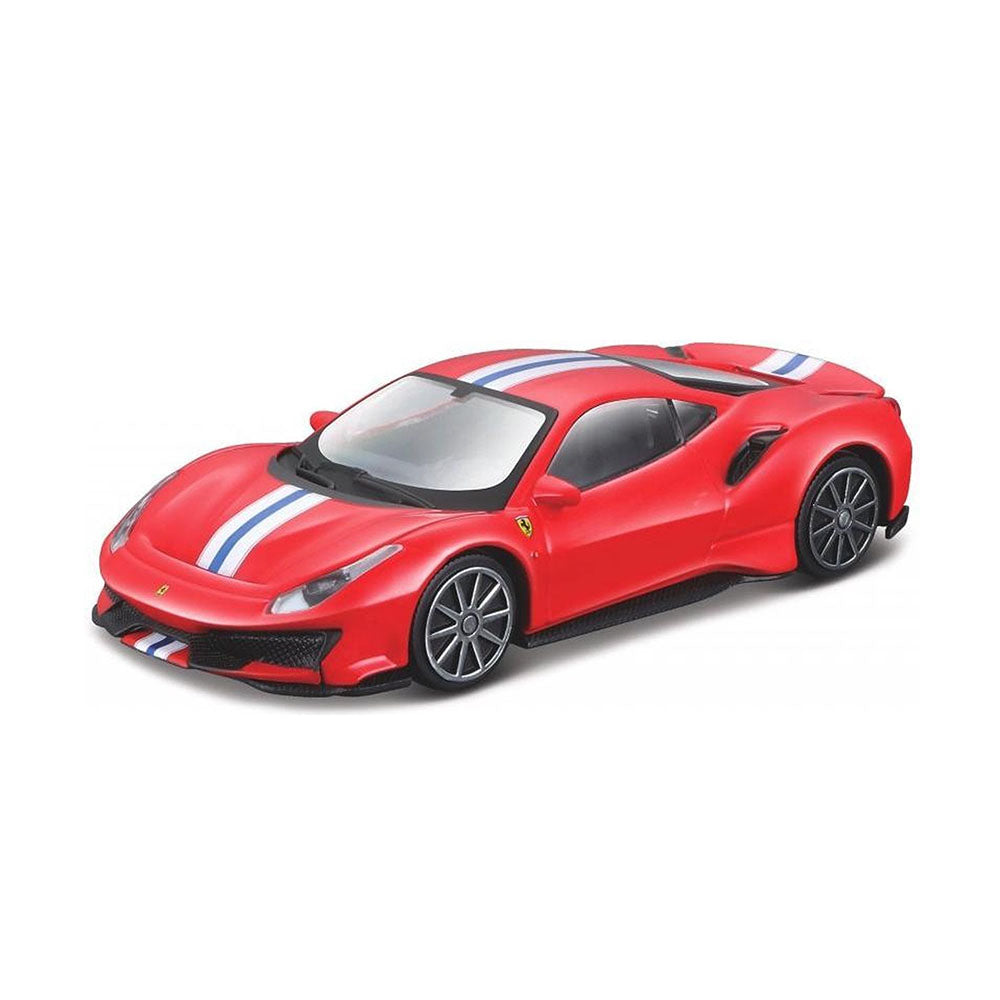 Bburago 1:43 Scale Race & Play Ferrari 488 Pista Diecast Racing Car Toy Model