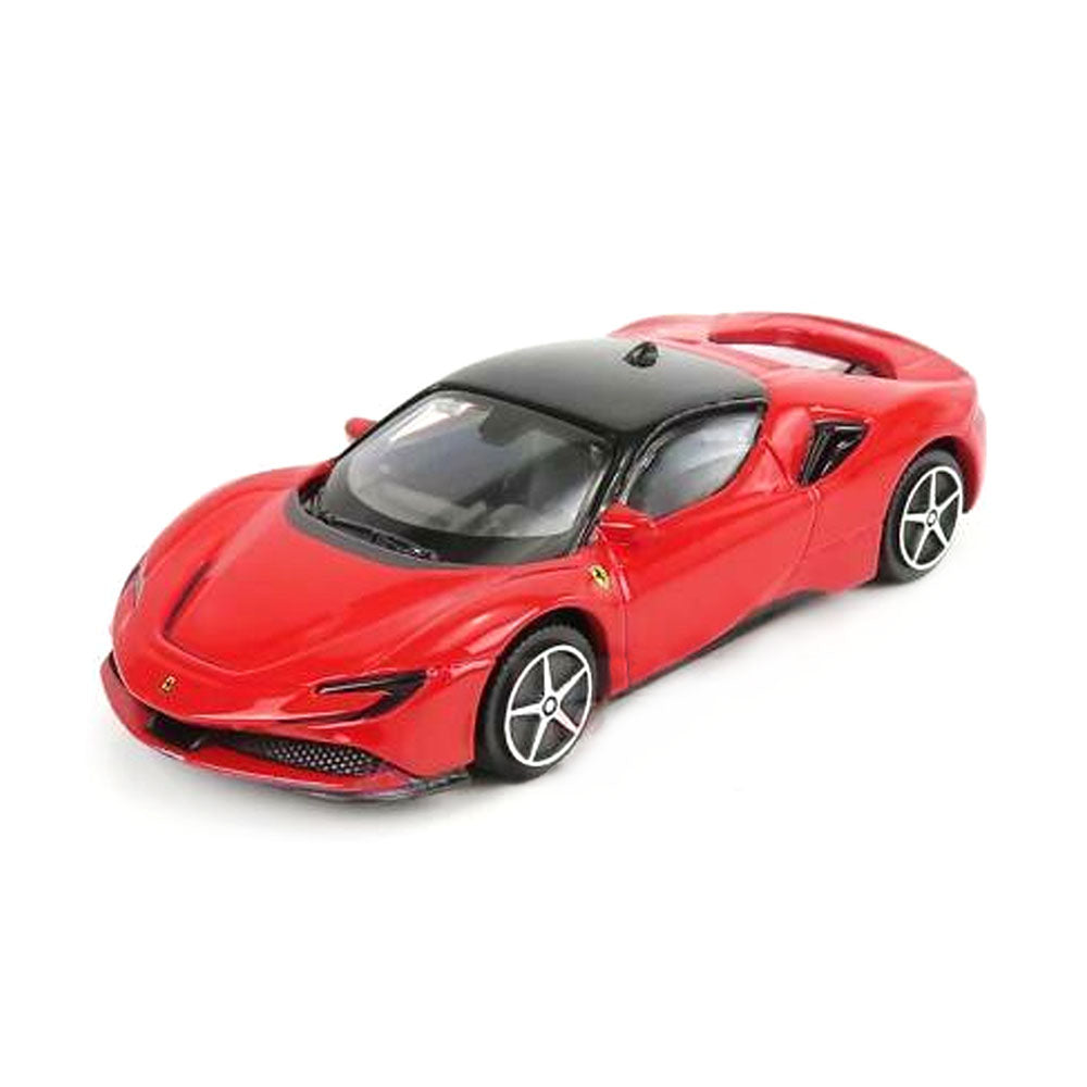 Bburago 1:43 Scale Race & Play Ferrari SF90 Stradale Diecast Model Car Replicas