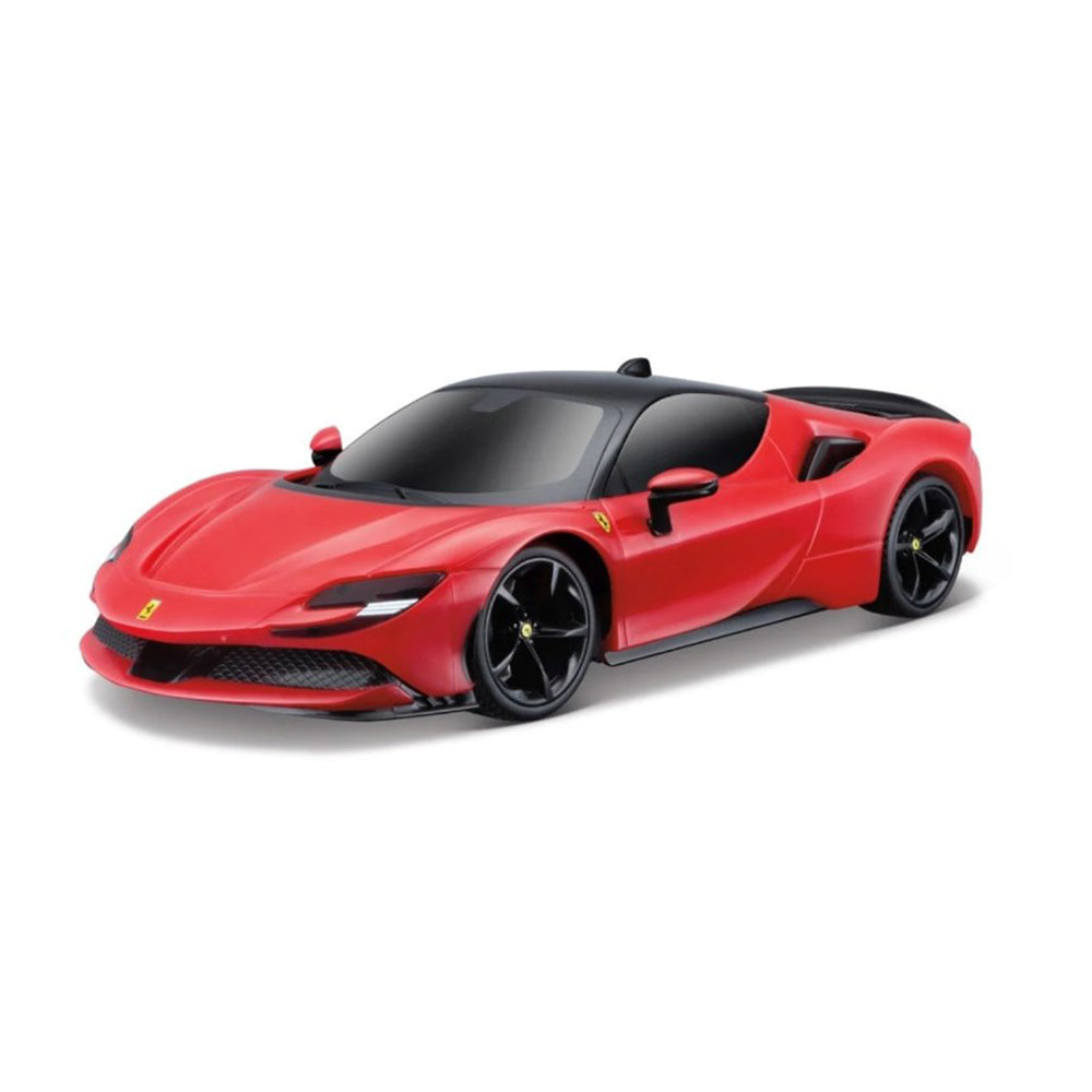 Maisto 1:24 Scale MotoSounds SF90 Stradale With Working Headlights Red Car Toy Model