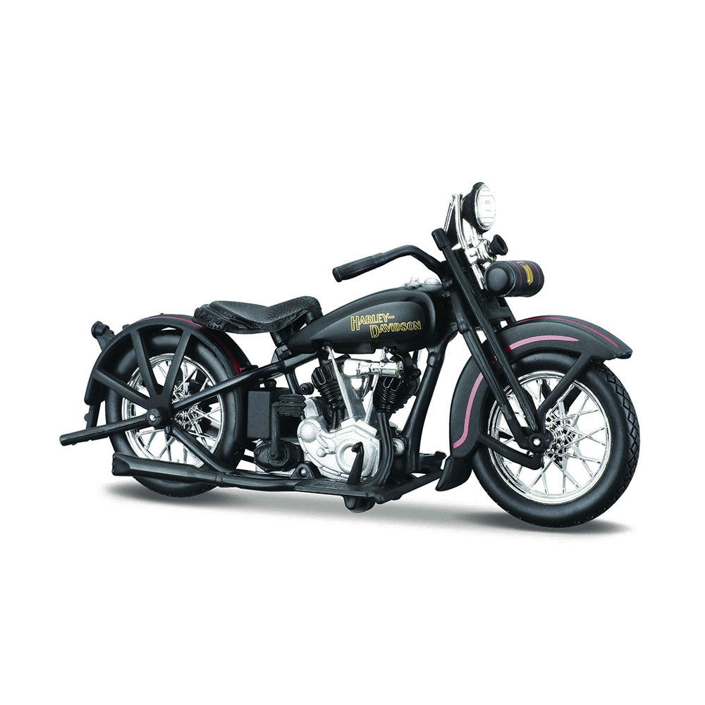 Maisto 1:18 Scale 1928 JDH Twin Cam Black Diecast Motorcycle Kids Toy Model