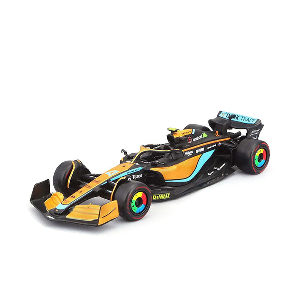 Bburago 1:43 Scale Race 2022 F-1 McLaren MCL 36 #4 Norris Diecast Car Toy Model