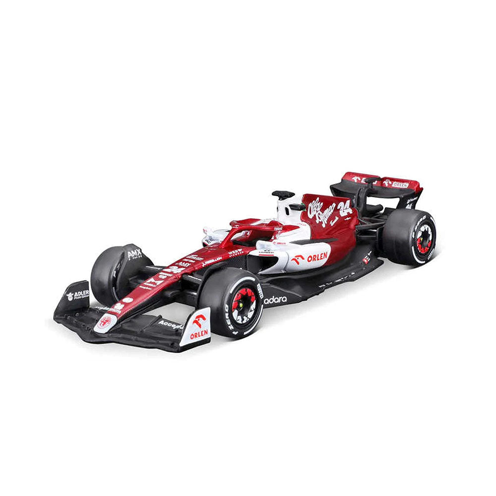Bburago 1:43 Scale 2022 F1 Team Alfa Romeo C42 #24 Zhou Diecast Model Toy Car