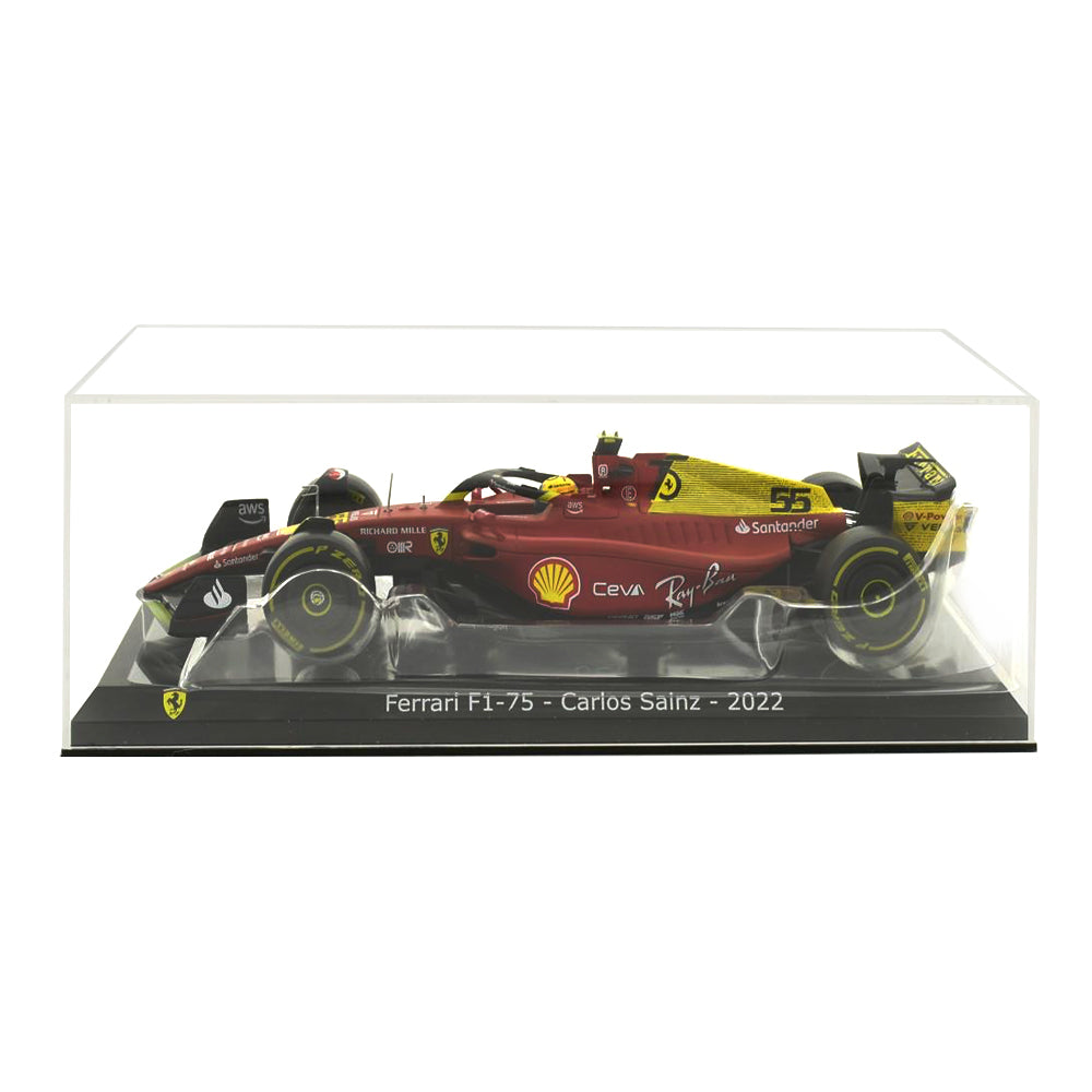 Bburago 1:24 Scale Ferrari 2022 F1 75 Sainz #55 Monza 75th Racing Diecast Toy Model