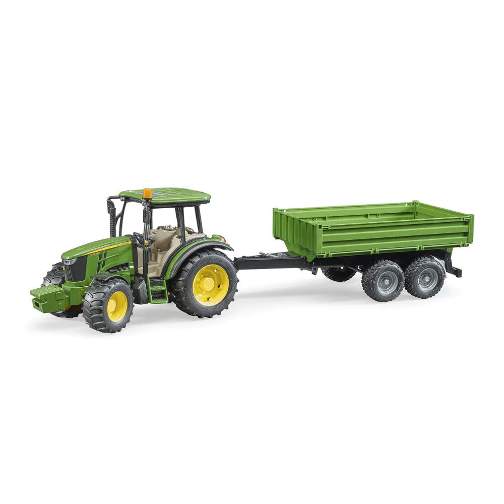 Bruder 1:16 Scale John Deere 5115M Agriculture Tractor & Tipping Trailer Model