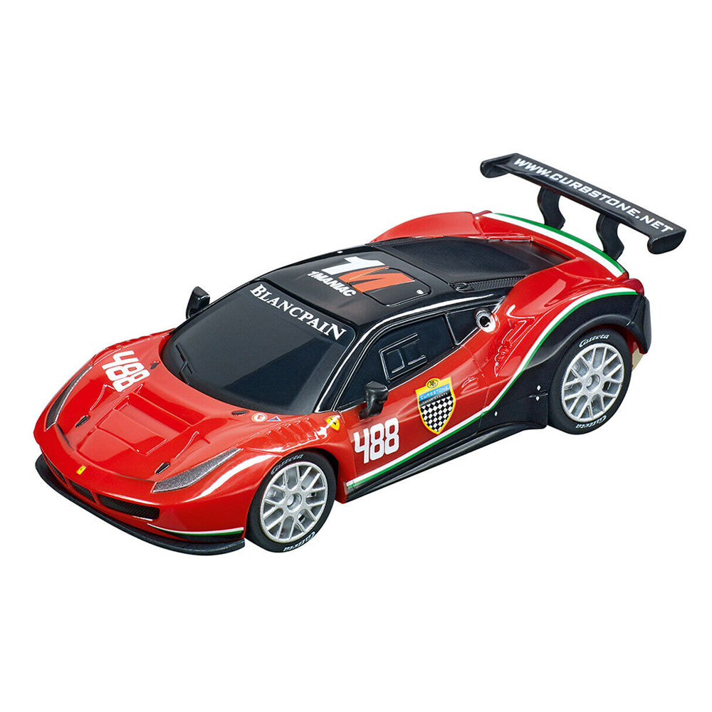 Carrera GO!!! 1:43 Scale Ferrari 488 GT3 Speeders 8.6m Track Slot Car Racing Set