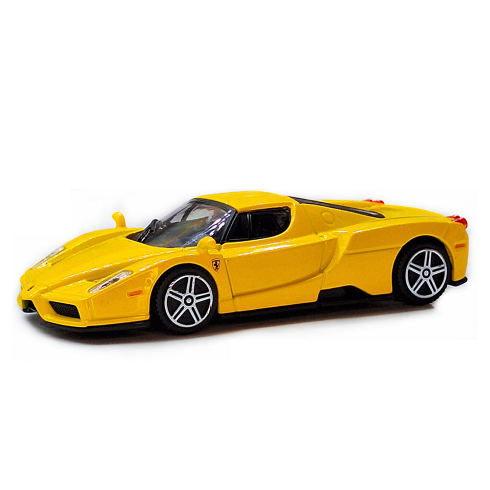 Bburago 1:43 Scale Race & Play Ferrari Enzo Ferrari Yellow Diecast Car Model
