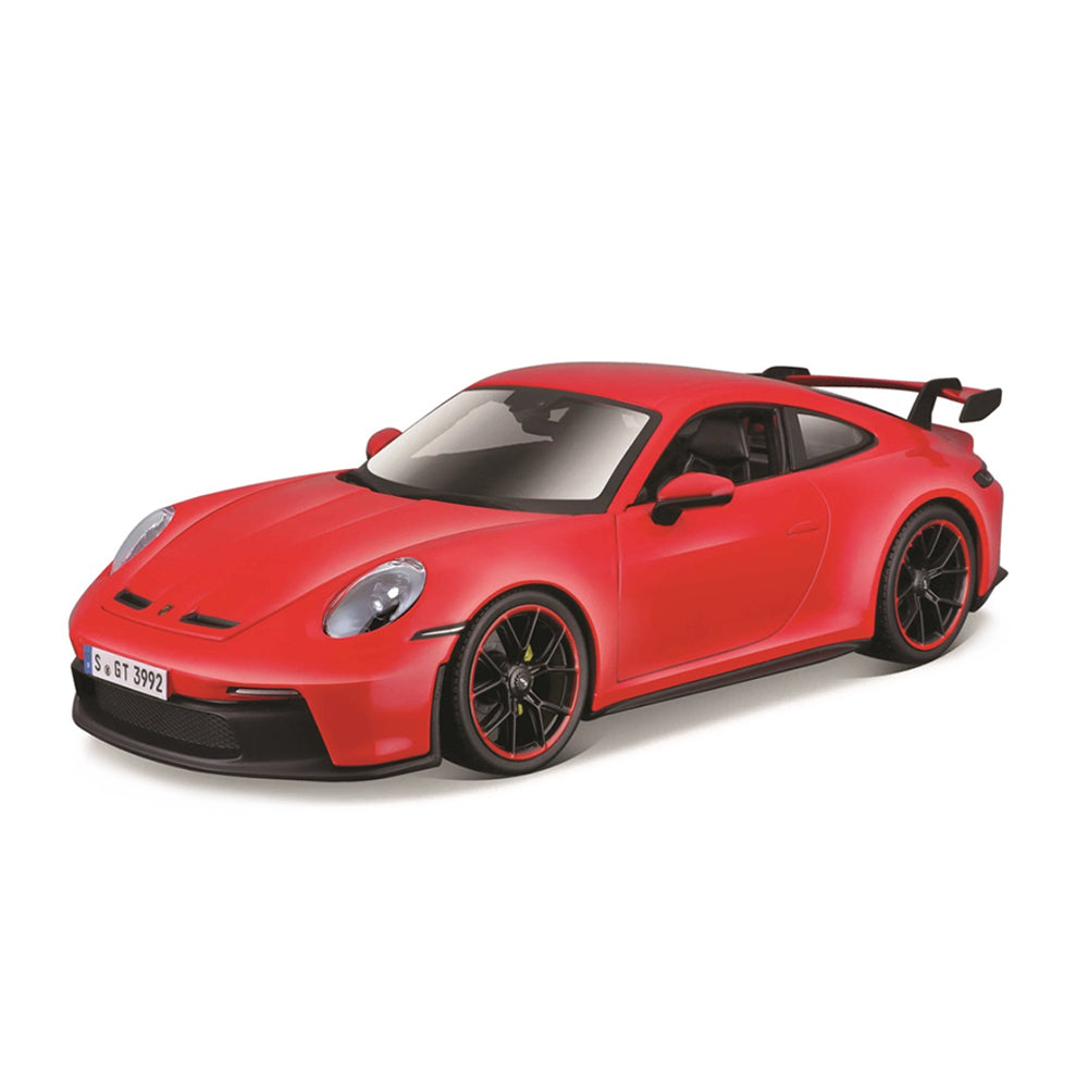 Maisto 1:18 Scale 2022 Porsche 911 GT-3 Red Diecast Car Toy Model