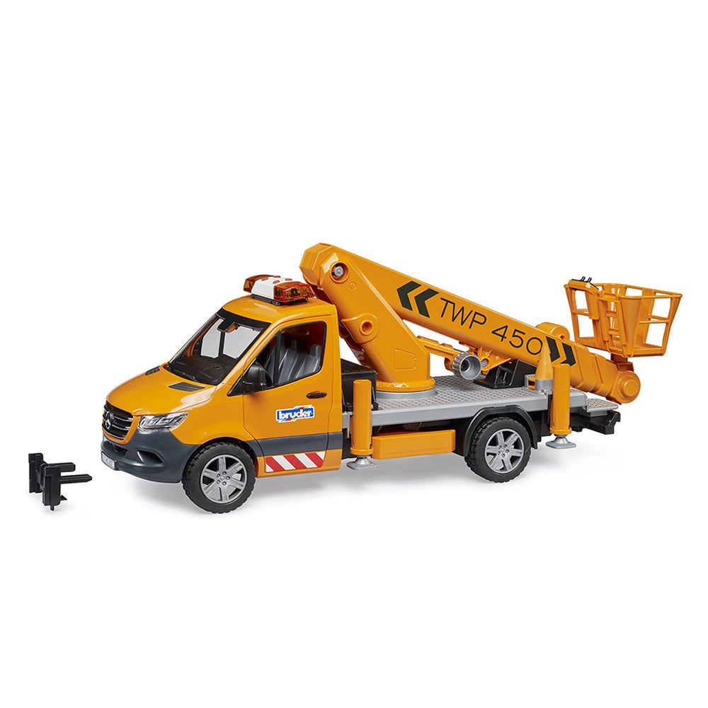 Bruder 1:16 Scale Mercedes Sprinter Working Platform With Light & Sound Model