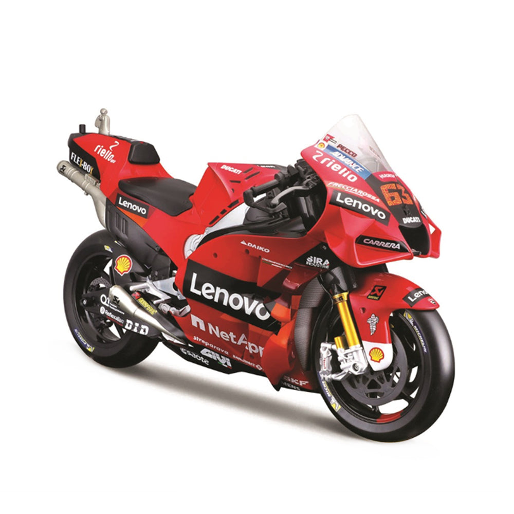 Maisto 1:6 Scale Moto GP 2022 Ducati Lenovo Team #63 Bagnaia Diecast Model