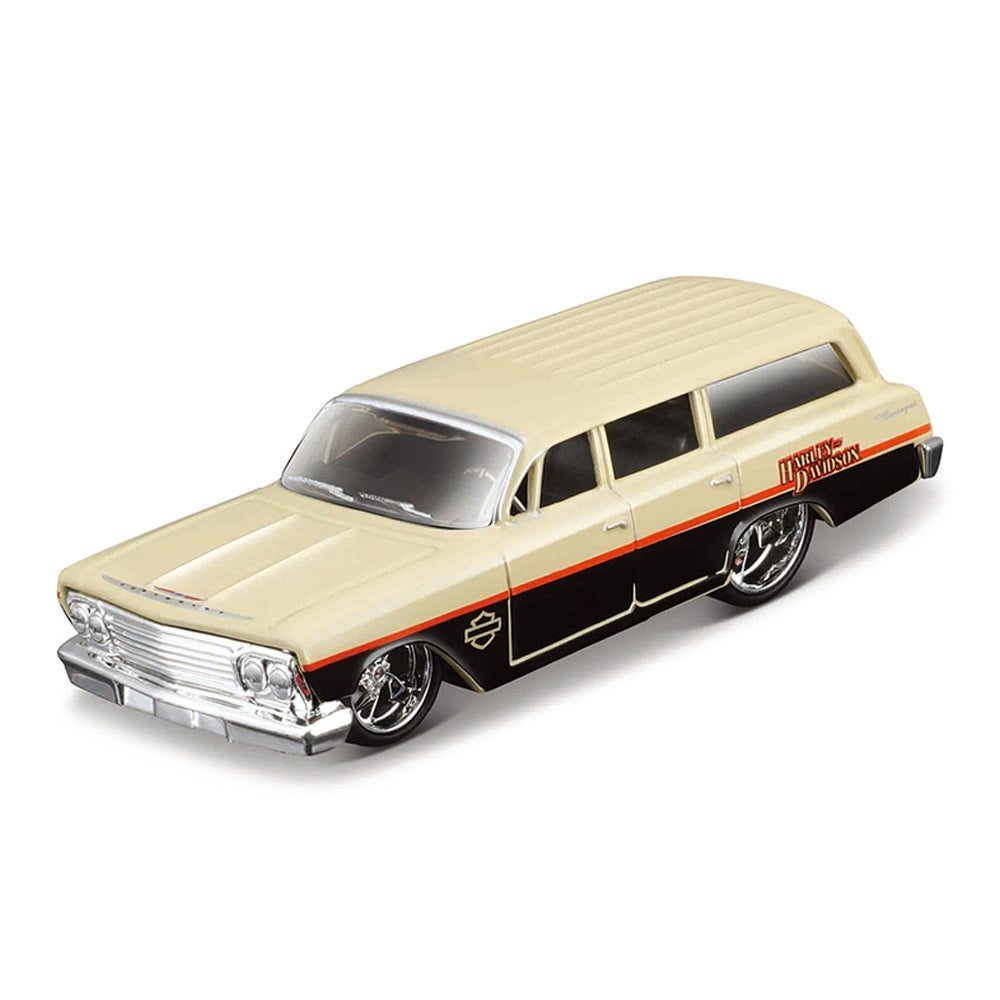 Maisto 1:64 Scale 1962 Chevrolet Biscayne Wagon Diecast Car Toy Model
