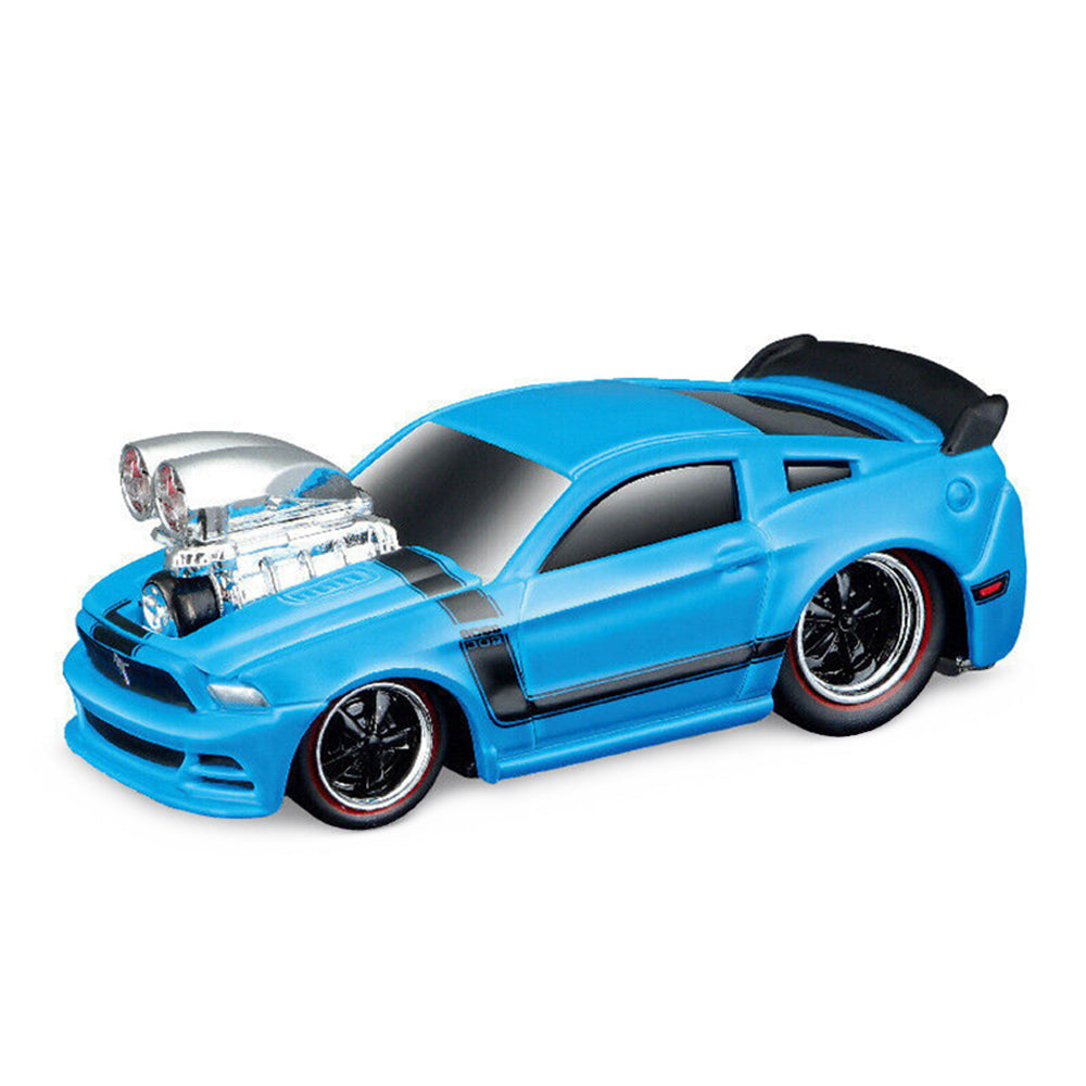 Maisto 1:64 Scale Muscle Machines 2013 Ford Mustang Boss 302 Blue Diecast Car