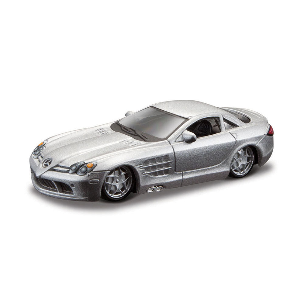 Bburago 1:64 Scale Mercedes Benz SLR Mclaren Silver Diecast Car Model Toy Gift