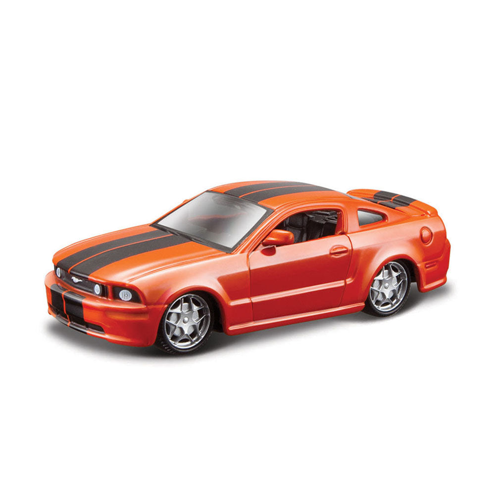 Bburago 1:64 Scale 2006 Ford Mustang GT Orange Diecast Model Car Toy Replicas