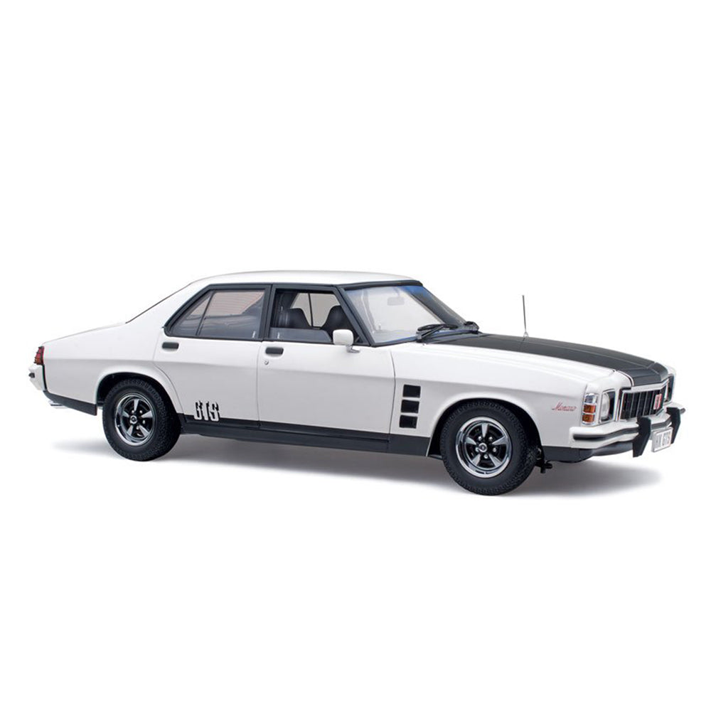 Classic Carlectables 1:18 Scale Holden HX Monaro GTS Sedan Cotillion White Diecast Toy