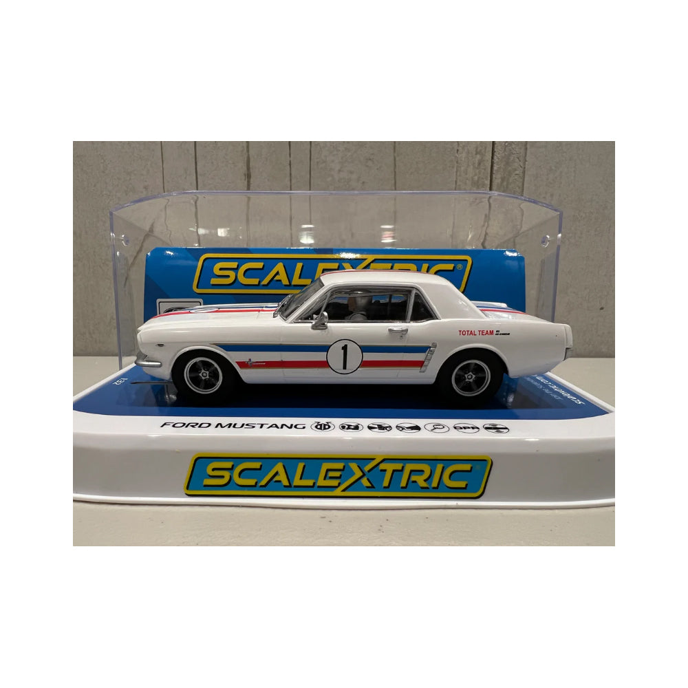 Scalextric 1:32 Scale Ford 1965 Mustang #1 ATCC Geoghegan C4364 Slot Car Model
