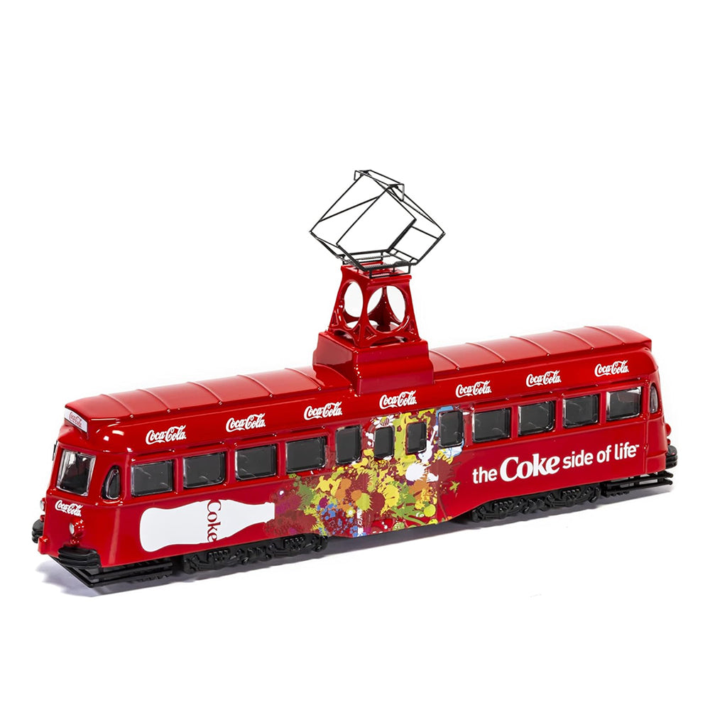 Corgi 1:76 Scale Coca-Cola Single Decker Tram Coke Side Of Life Diecast Model