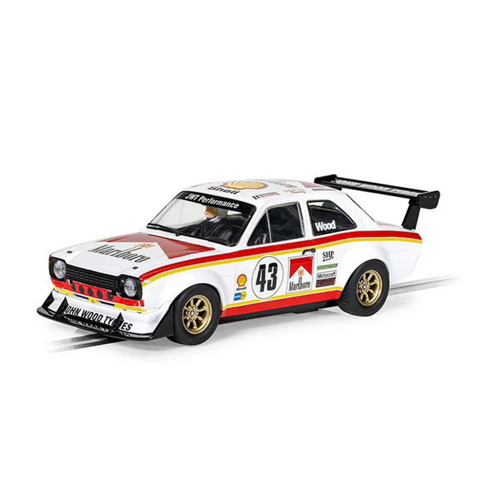 Scalextric 1:32 Scale Ford Escort MK1 RSR #43 Lea Wood Slot Car Model C4421