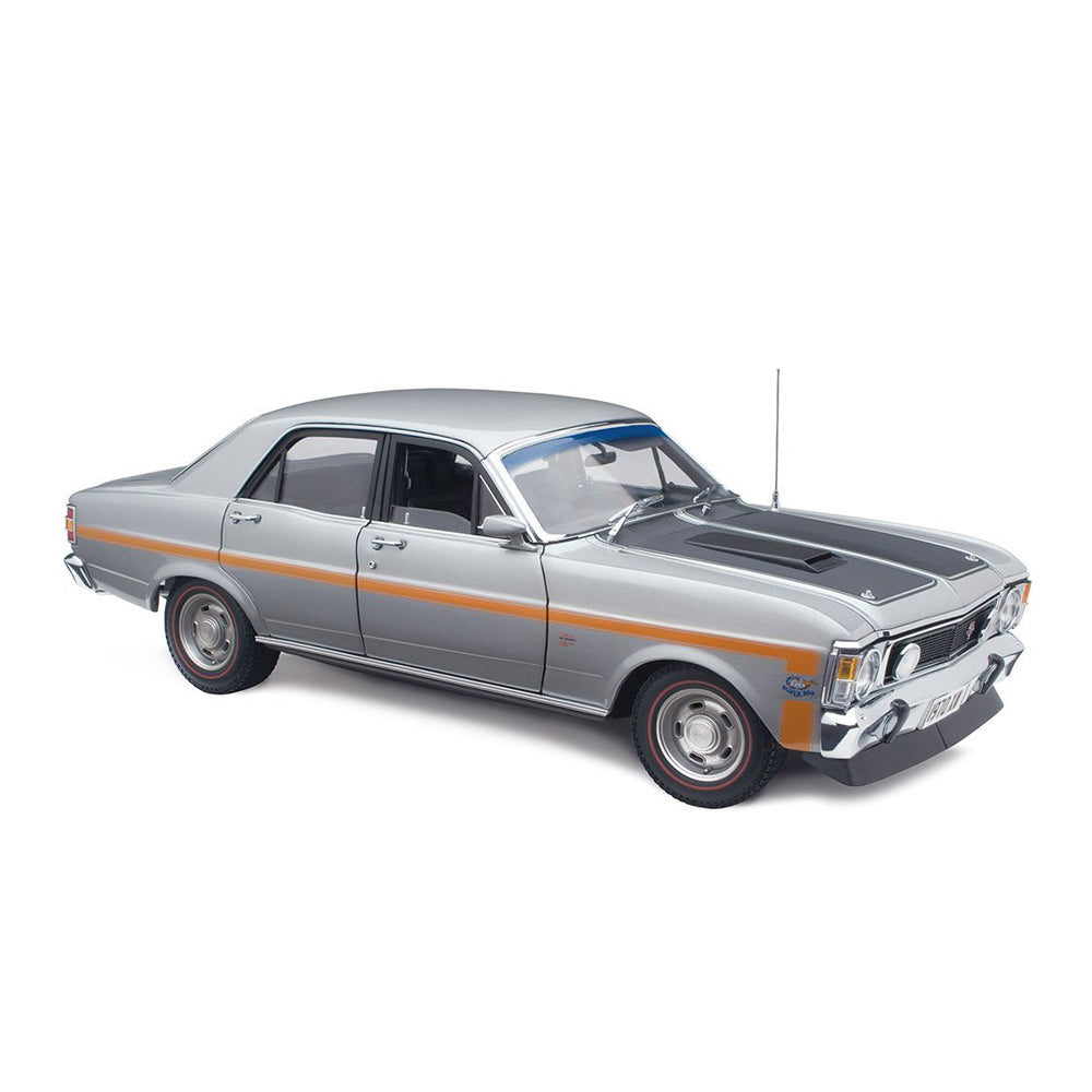 Classic Carlectables 1:18 Scale Ford XW Falcon GT-HO Phase II Silver Fox Diecast Car