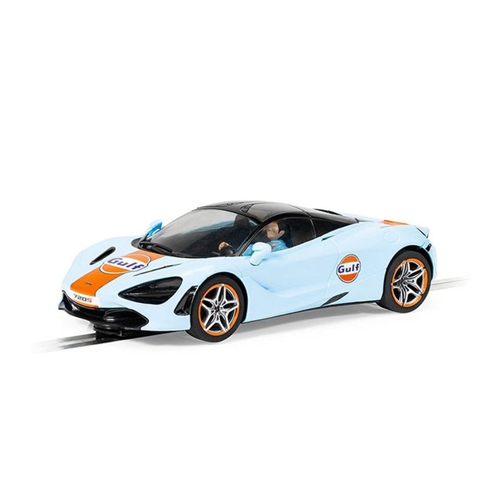 Scalextric 1:32 Scale McLaren 720S Gulf Edition Slot Car Model With Lights