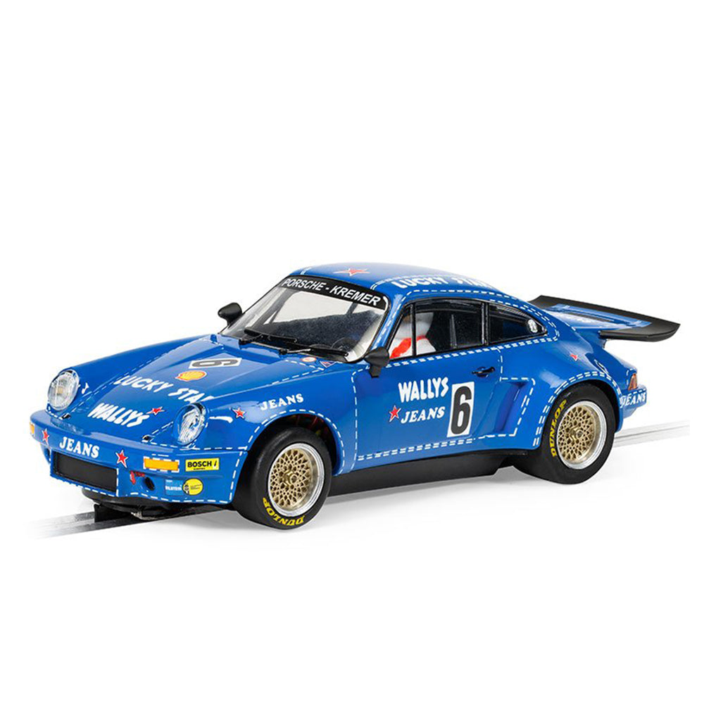Scalextric 1:32 Scale Porsche 911 Carrera Rsr 3.0 Wallys Jeans Slot Car Model
