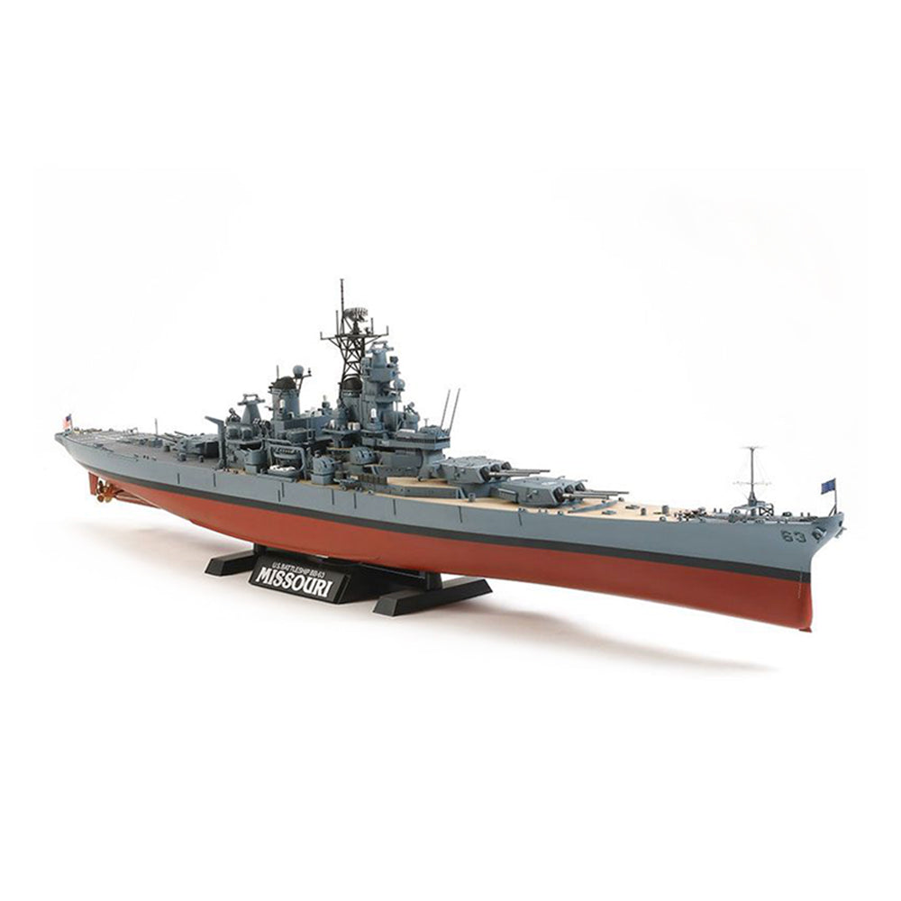 Tamiya 1:350 Scale U.S. Battleship BB-63 Missouri Circa 1991 Assembly Model Kit