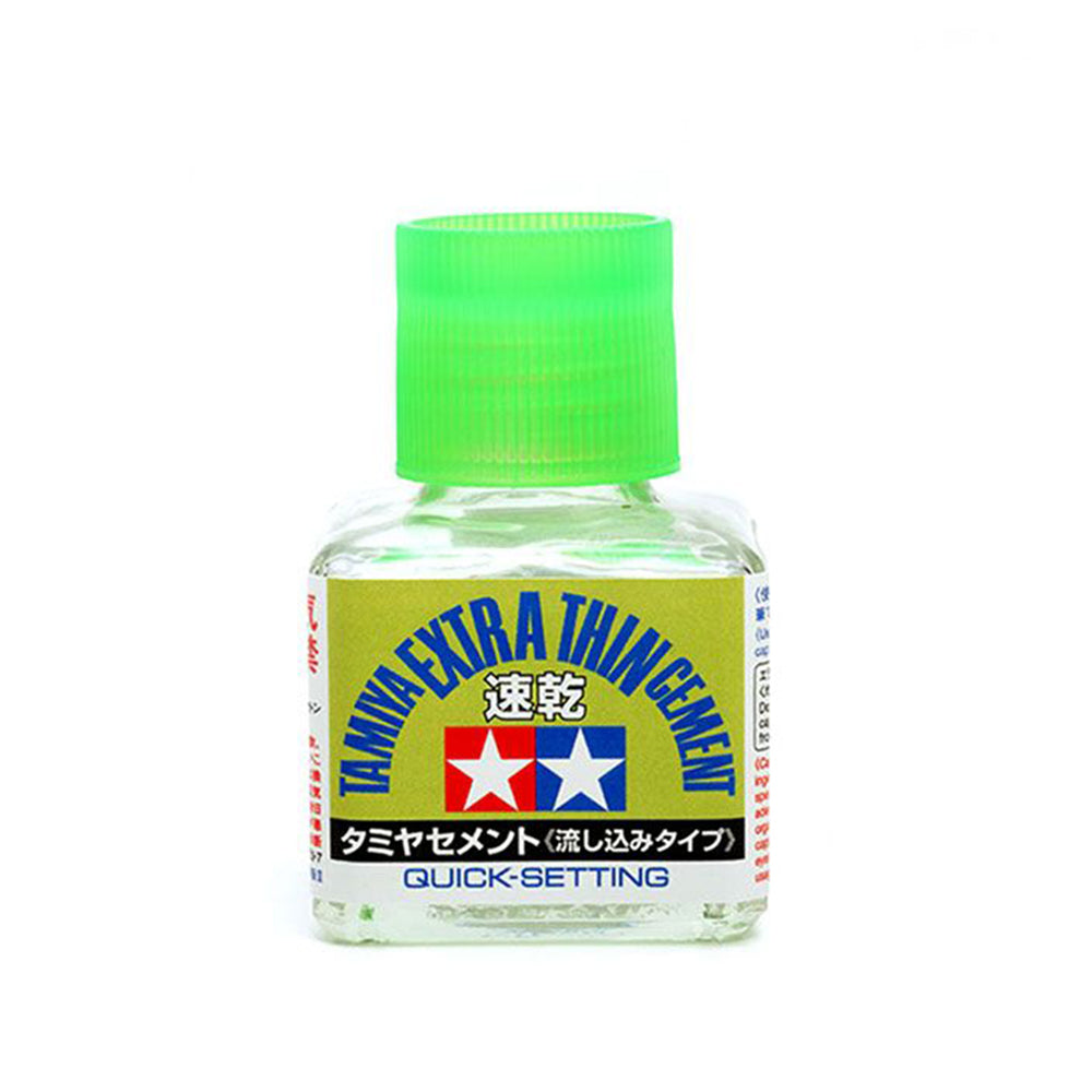 Tamiya Extra Thin Cement Quick Set 40ML For Plastic Model Kits