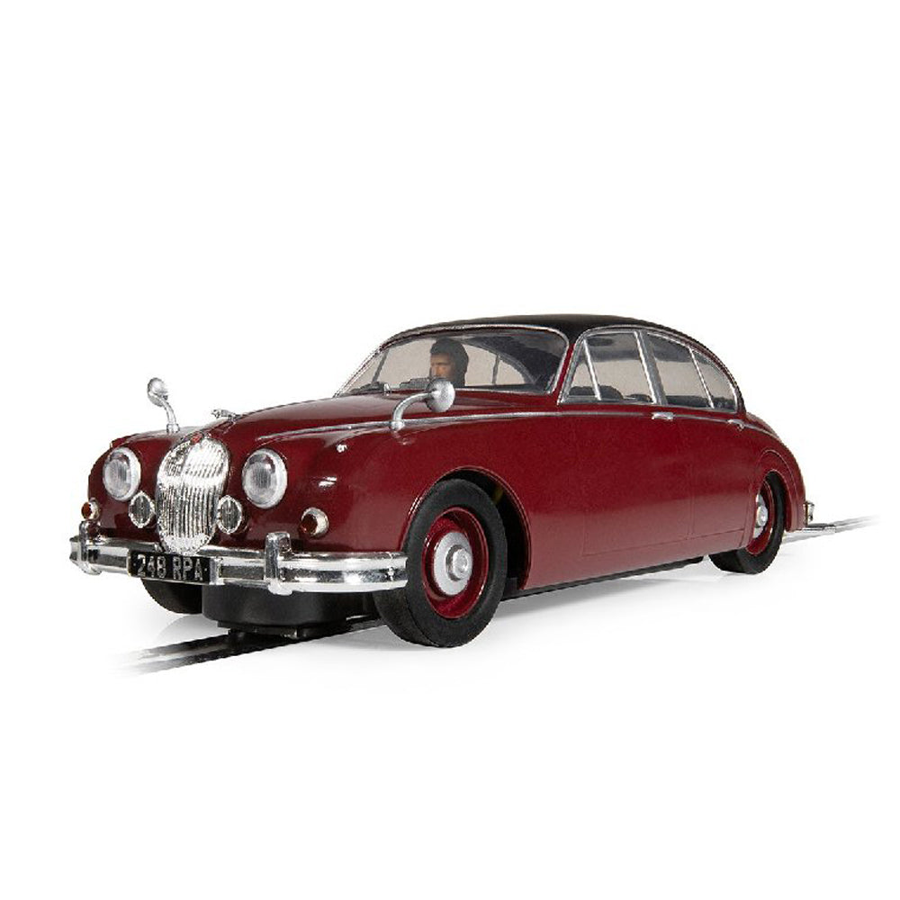 Scalextric 1:32 Scale Jaguar MK2 Inspector Morse Slot Car With Lights Model