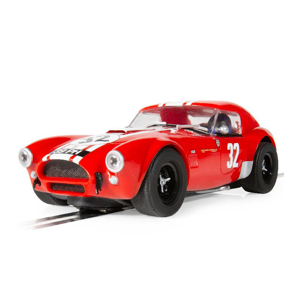 Scalextric 1:32 Scale Shelby Cobra 289 No.32 Red 39PH Slot Car With Lights