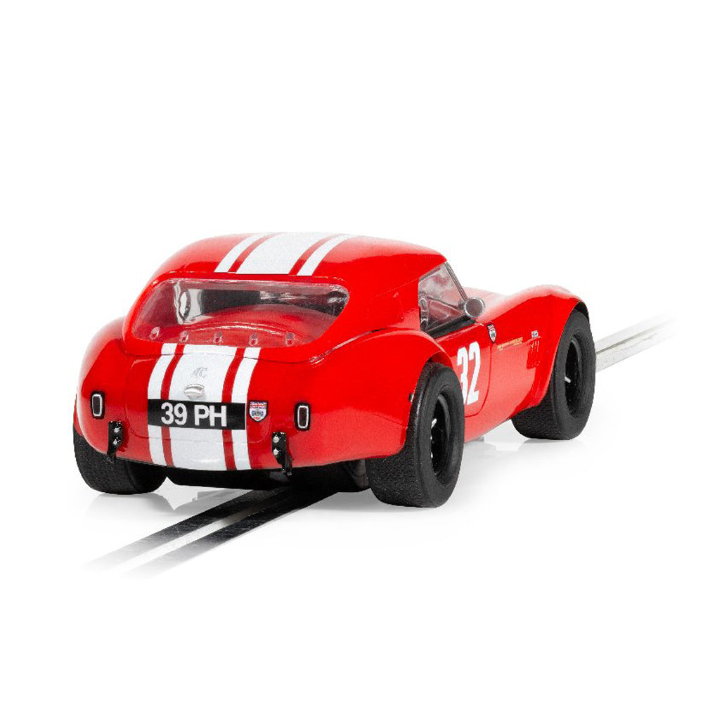 Scalextric 1:32 Scale Shelby Cobra 289 No.32 Red 39PH Slot Car With Lights