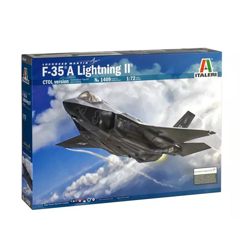Italeri 1:72 Scale F-35A Lightning II Fighter Model Kit With Australian Decals