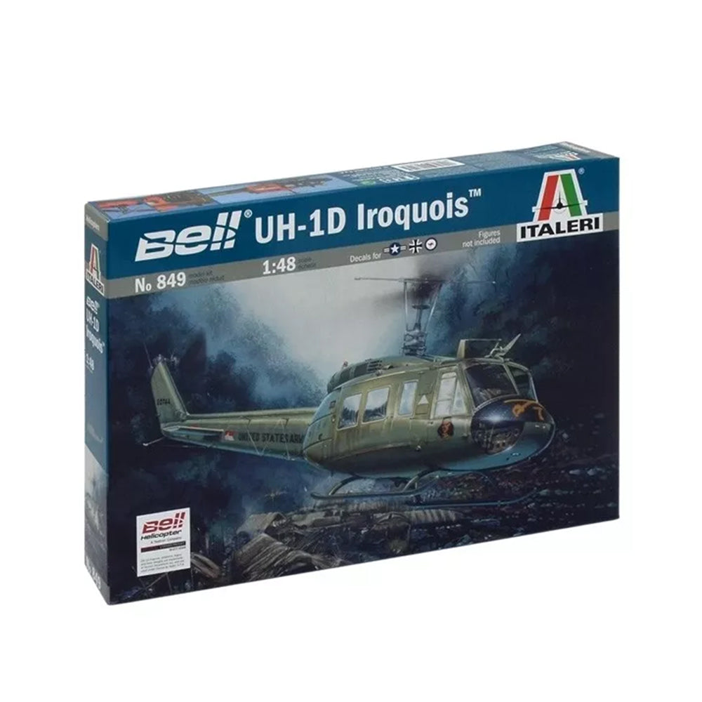 Italeri 1:48 Scale Bell UH-1D Iroquois With Australian Decals Helicopter Model Kit