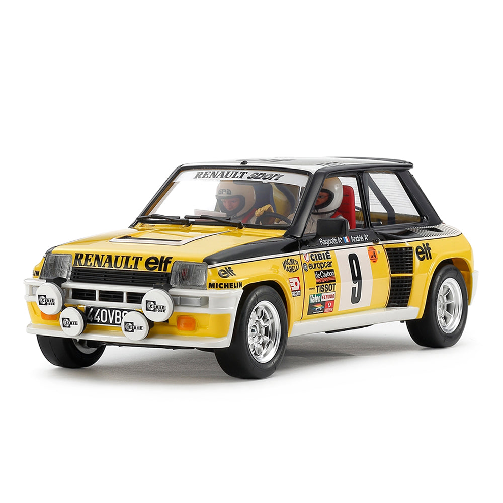 Tamiya 1:24 Scale Renault 5 Turbo Rally Sports Car Model Kit