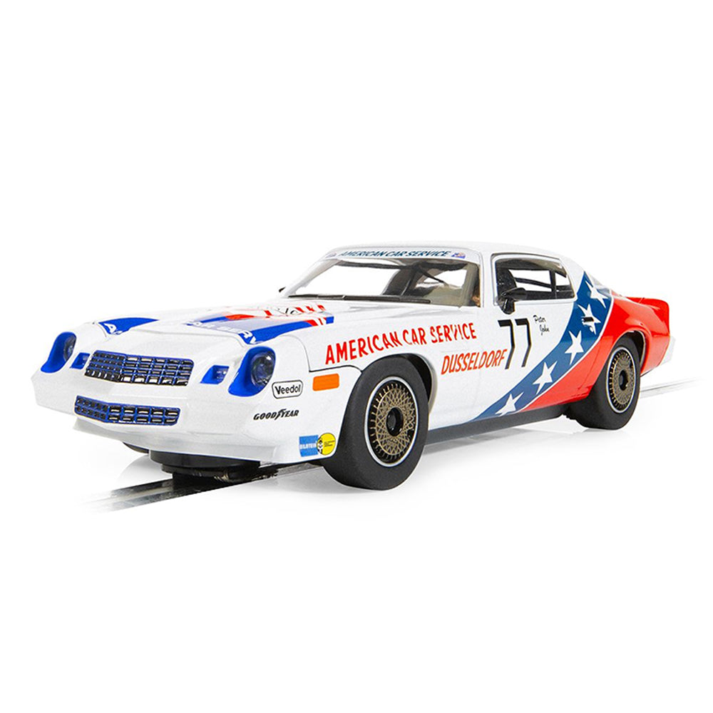 Scalextric 1:32 Scale Chevrolet Camaro Z28 #77 Peter John DTM 1982 Slot Car
